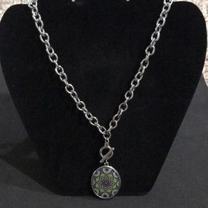 Double sided pendant necklace
